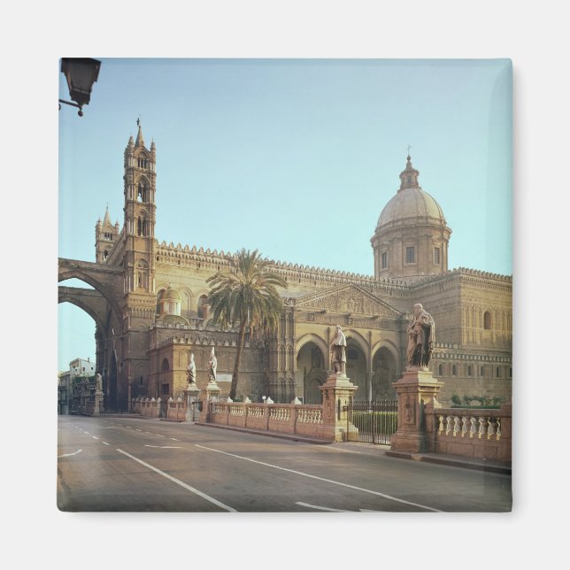 El Duomo, grundat av Walter, ärkebiskop i Palermo Magnet (Framsidan)