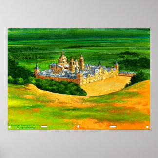 El Escorial - enligt Monte Abantos Poster