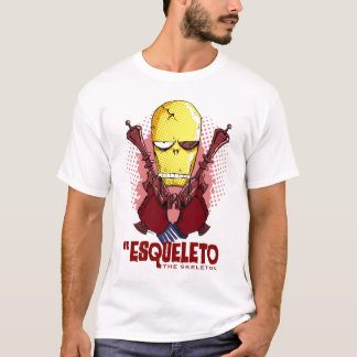 El Esqueleto: Den skelett- T-tröja Tröja
