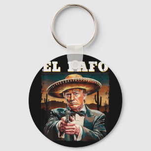 El Fafo Mexican Sombrero Trump Fafo Design Nyckelring