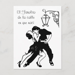 El Farolito Tango Vykort