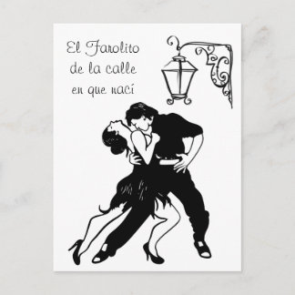 El Farolito Tango Vykort