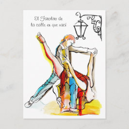El Farolito Tango Vykort