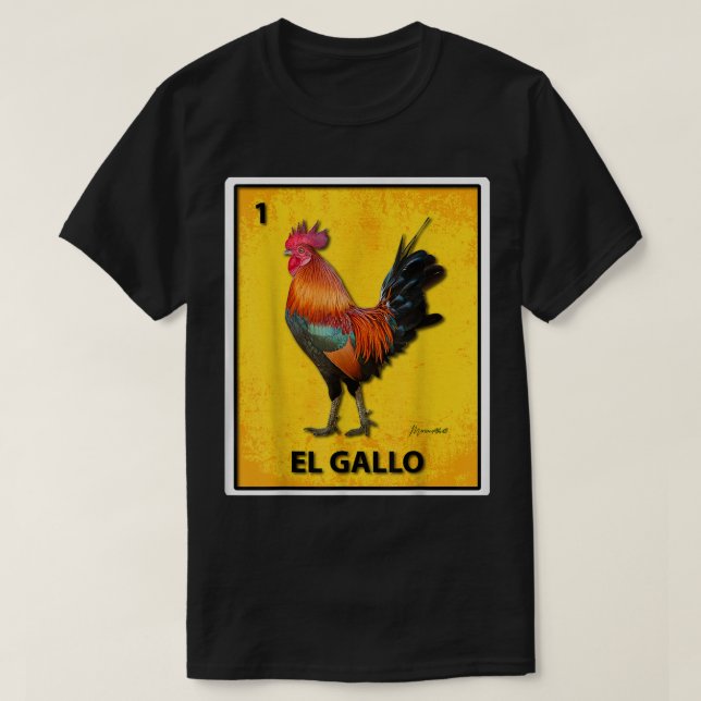 EL GALLO COLORADO T SHIRT (Design framsida)