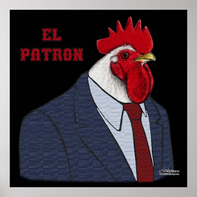 El Gallo Patron Poster (Framsidan)