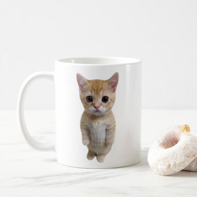 El Gato Cat Meme Mugg Dubbla Sided (Med munk)