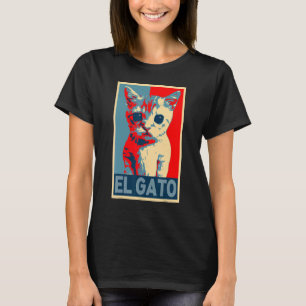 El Gato Meme Ledsen Gråtande Cat Kattunge Meme ret T Shirt