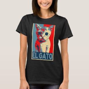 El Gato Meme Ledsen Gråtande Cat Kattunge Meme ret T Shirt