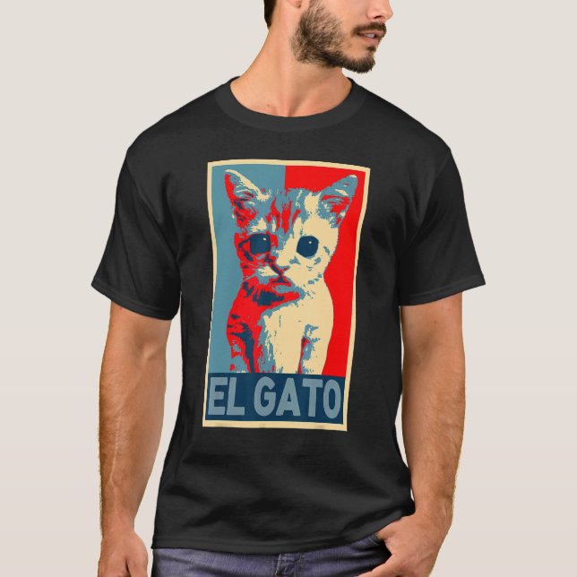 El Gato Meme Ledsen Gråtande Cat Kattunge Meme ret T Shirt (Framsida)