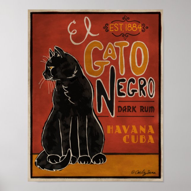 El Gato Negro Poster (Framsidan)