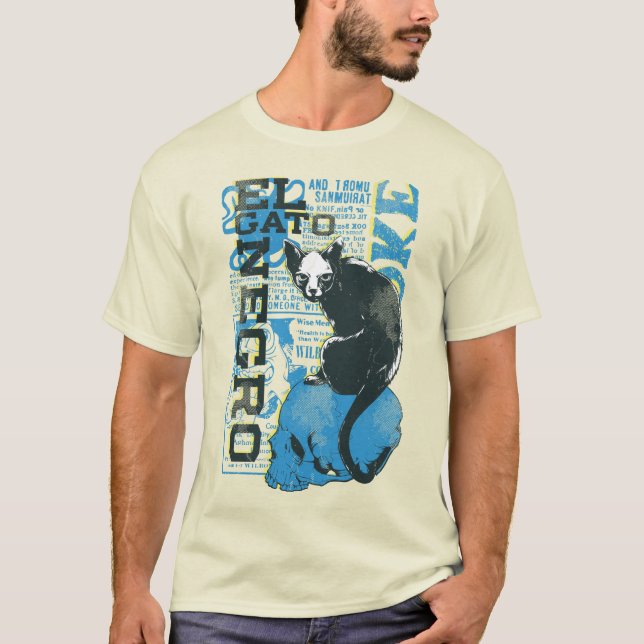 El Gato Negro T Shirt (Framsida)