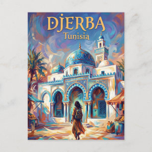 El Ghriba synagoga Tunisien Vykort