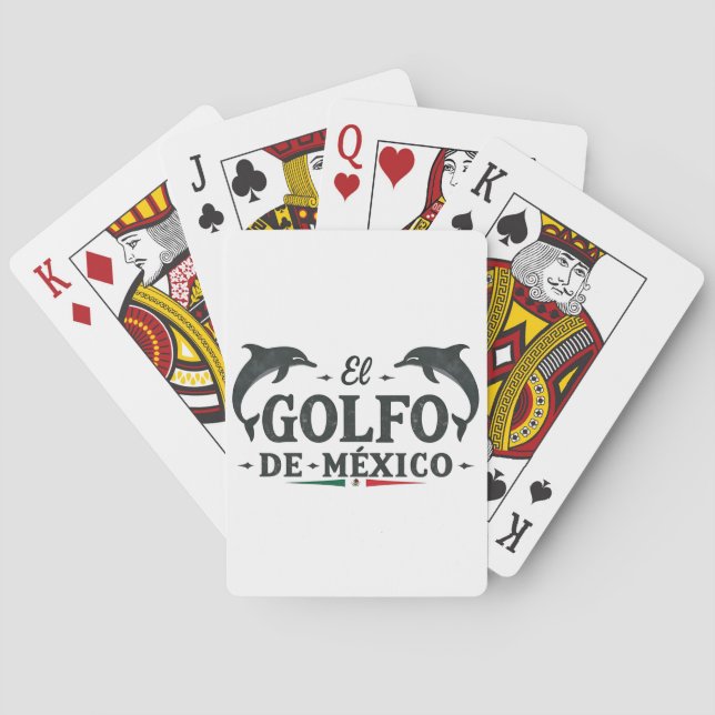 El Golfo De Mexico American Bukt of mexico Casinokort (Baksidan)