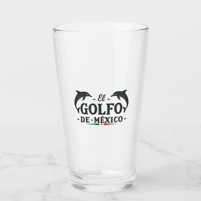 El Golfo De Mexico American Bukt of mexico Glaskopp (Framsida)