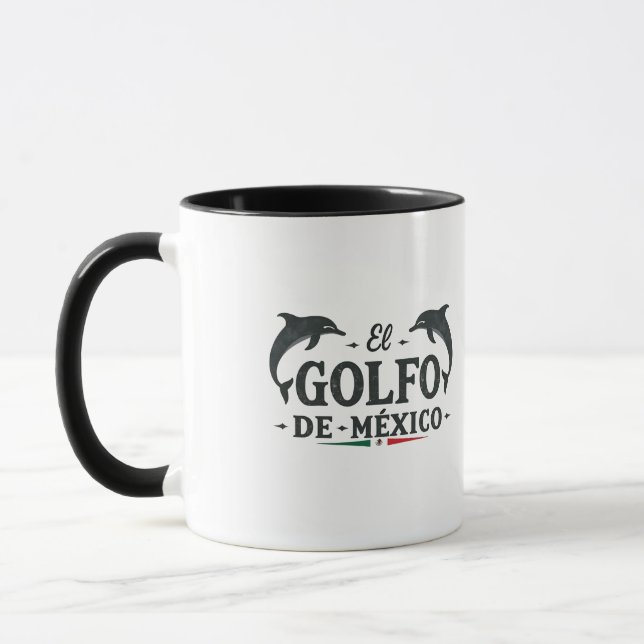El Golfo De Mexico American Bukt of mexico Mugg (Vänster)