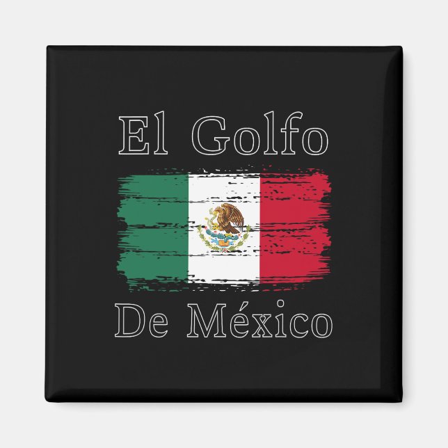 El Golfo De Mexico Dolphin Magnet (Framsidan)