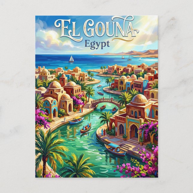El Gouna Egypten Vykort (Framsida)