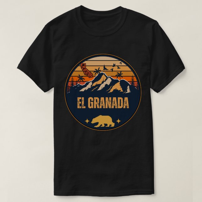 El Granada, Kalifornien T Shirt (Design framsida)