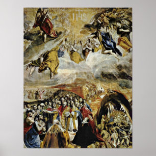 El Greco - anklagad för segern i Lepanto Poster