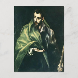 El Greco-Apostle St. James Underbarare Vykort