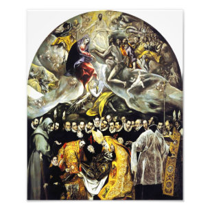 El Greco Burial of the Count of Orgaz Print Fototryck