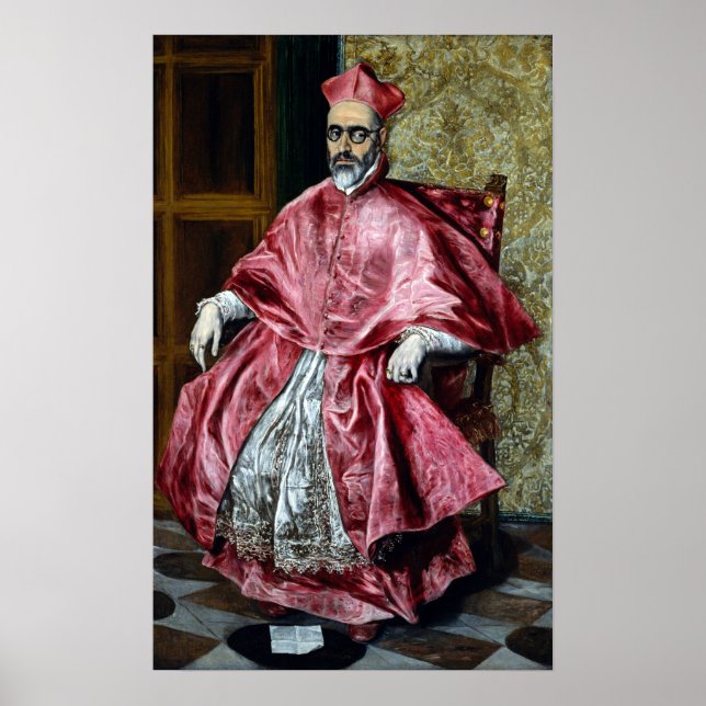 El Greco Cardinal Fernando Niño de Guevara Poster (Framsidan)