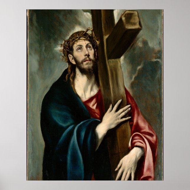 El Greco - Christ Carrying The Cross Poster (Framsidan)