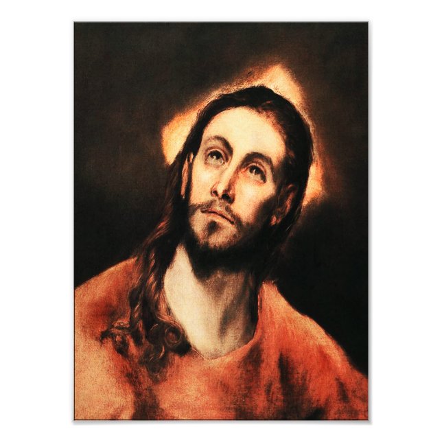 El Greco Jesus Kristus Photo Print Fototryck (Framsidan)