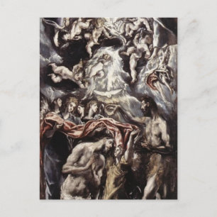 El Greco - Kristi baptism Vykort
