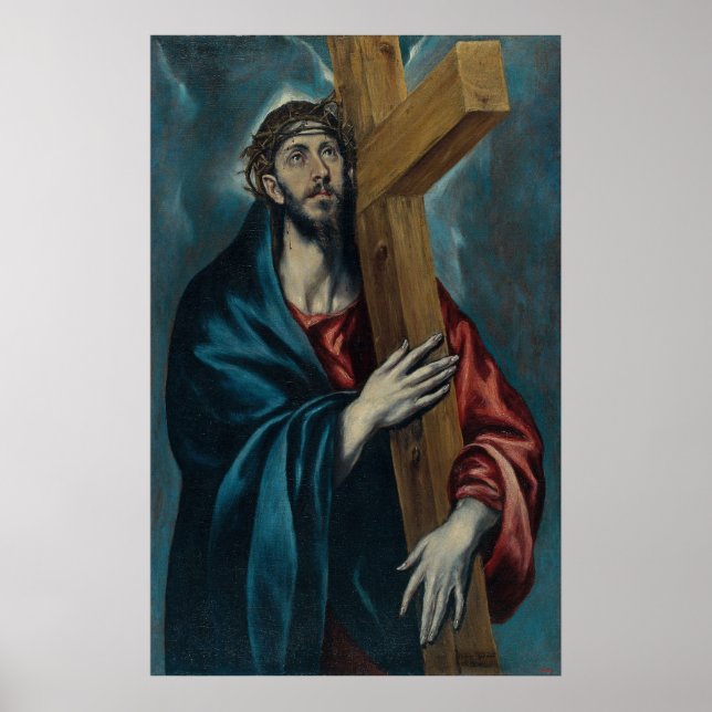 El Greco - Kristus bär korset Poster (Framsidan)