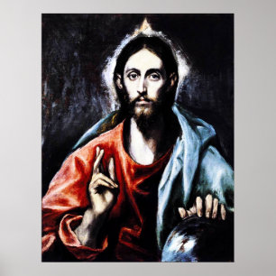 El Greco Kristus Blating Poster