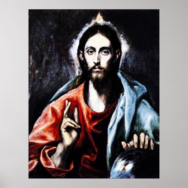 El Greco Kristus Blating Poster (Framsidan)