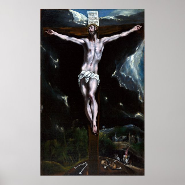 El Greco Kristus på Kor Poster (Framsidan)