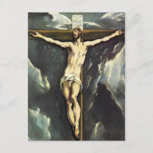 El Greco Kristus på vykortet Kor Vykort