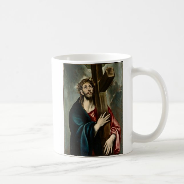 El Greco - Kristus som bär Kor Kaffemugg (Höger)