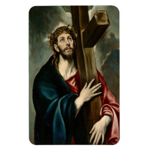 El Greco - Kristus som bär Kor Magnet