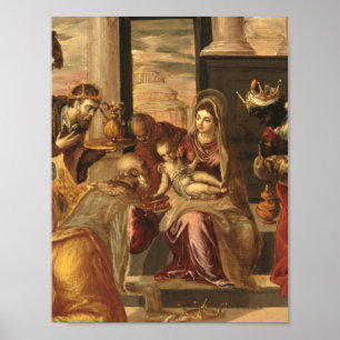 el greco tillbedjan av de vise männen poster