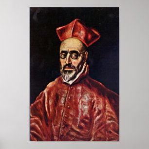 El Greco - universitetslärare Fernando Nino de Poster