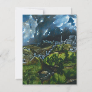 El Greco View of Toledo Inbjudningar