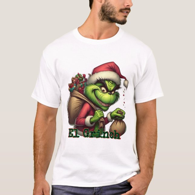 El Grinch esta aqui T Shirt (Framsida)