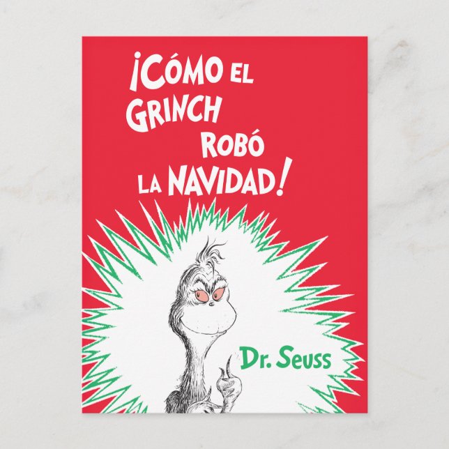El Grinch Robó La Navidad Vykort (Framsida)