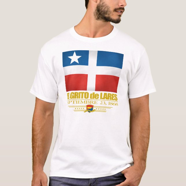 El Grito de Lares T Shirt (Framsida)
