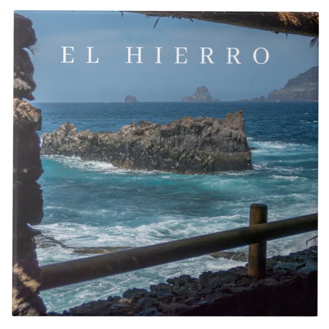 El Hierro Sea View keramisk panel Kakelplatta (Framsidan)