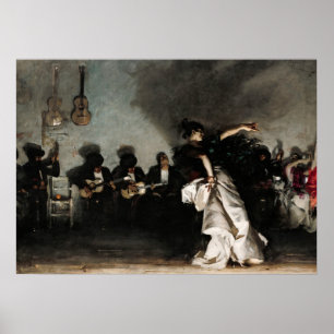 El Jaleo, 1882 av John Singer Sargent Poster