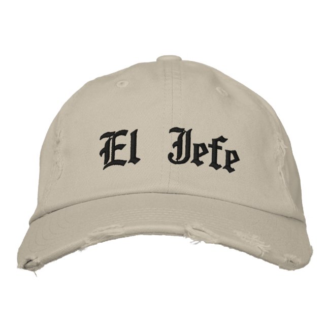 El Jefe Broderad Keps (Framsida)