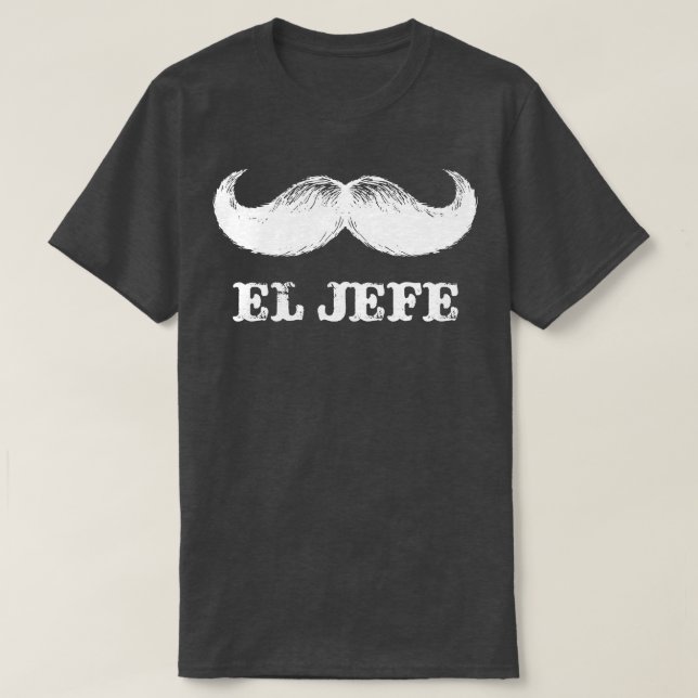 El Jefe Funny Mexican Chef T Shirt (Design framsida)