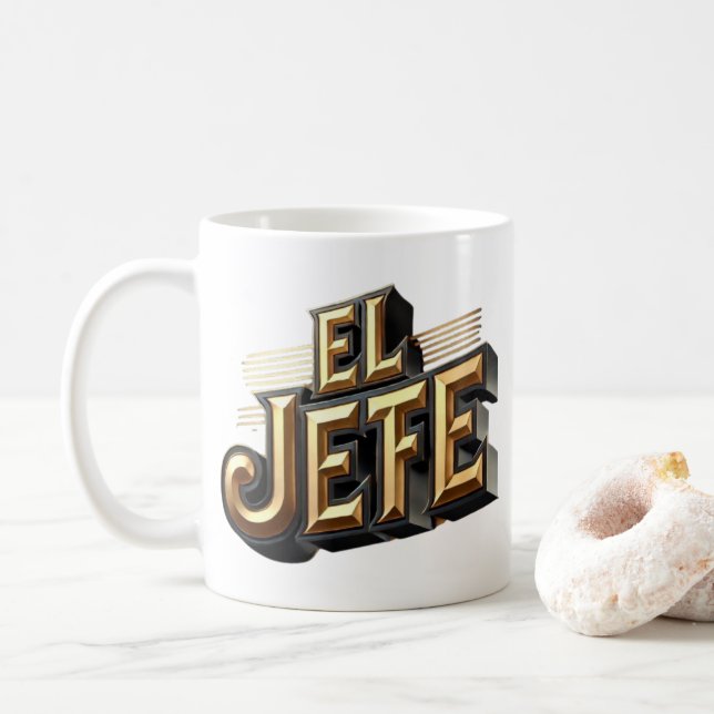 El Jefe Kaffemugg (Med munk)