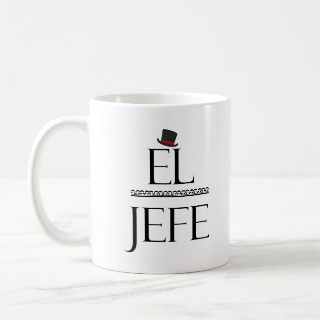 El jefe kaffemugg (Vänster)