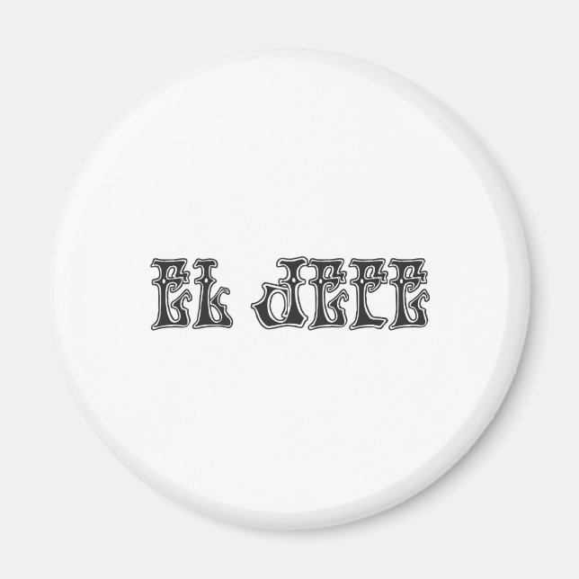 El Jefe logotyp Liquido Liquid Magnet (Framsidan)