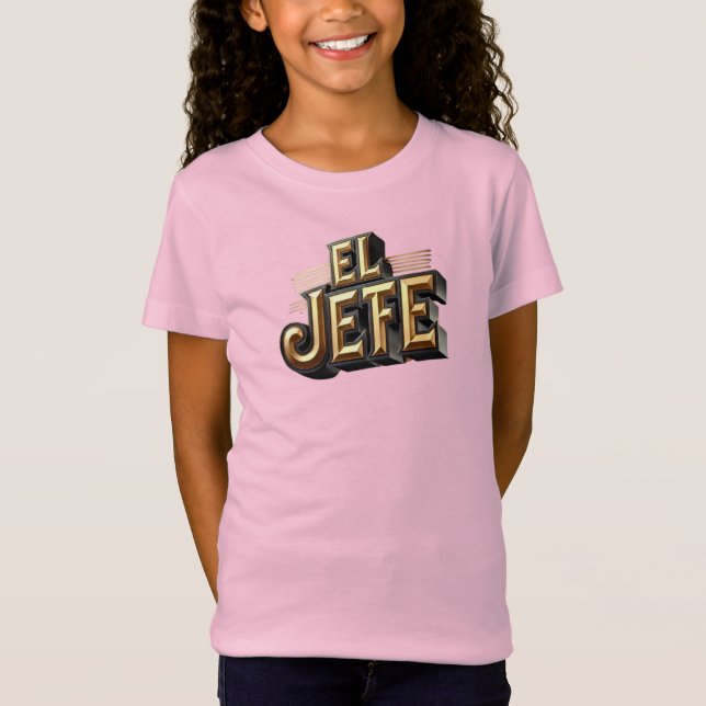 El Jefe T Shirt (Framsida)